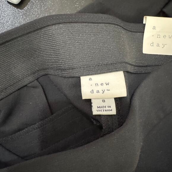 NWT Women's A New Day Black Skinny Pants High Rise Fitted Hip & Thigh 8 - Picture 6 of 9